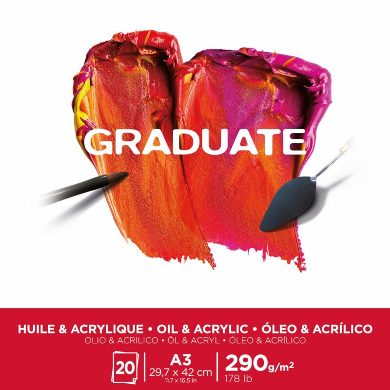 CANSON PAD CANGRAD OIL AND ACRYLIC 20S A3 290G-C400110381-07021911