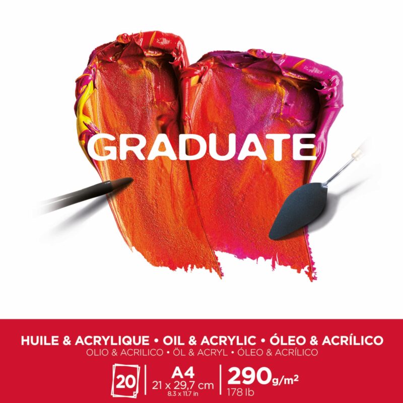 CANSON PAD CANGRAD OIL AND ACRYLIC 20S A4 290G-C400110380-07021910