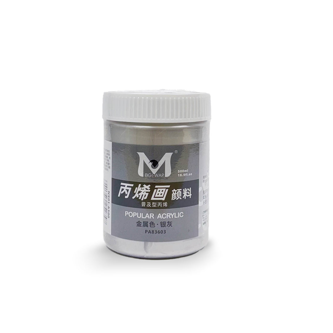 Art Ranger Medium-up acrylic paint 500ml-603 slivery-17330283