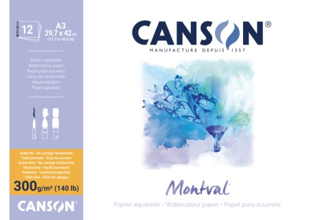 CANSON PAD CANMONTV 12S A3 300G-C200807320-07021807