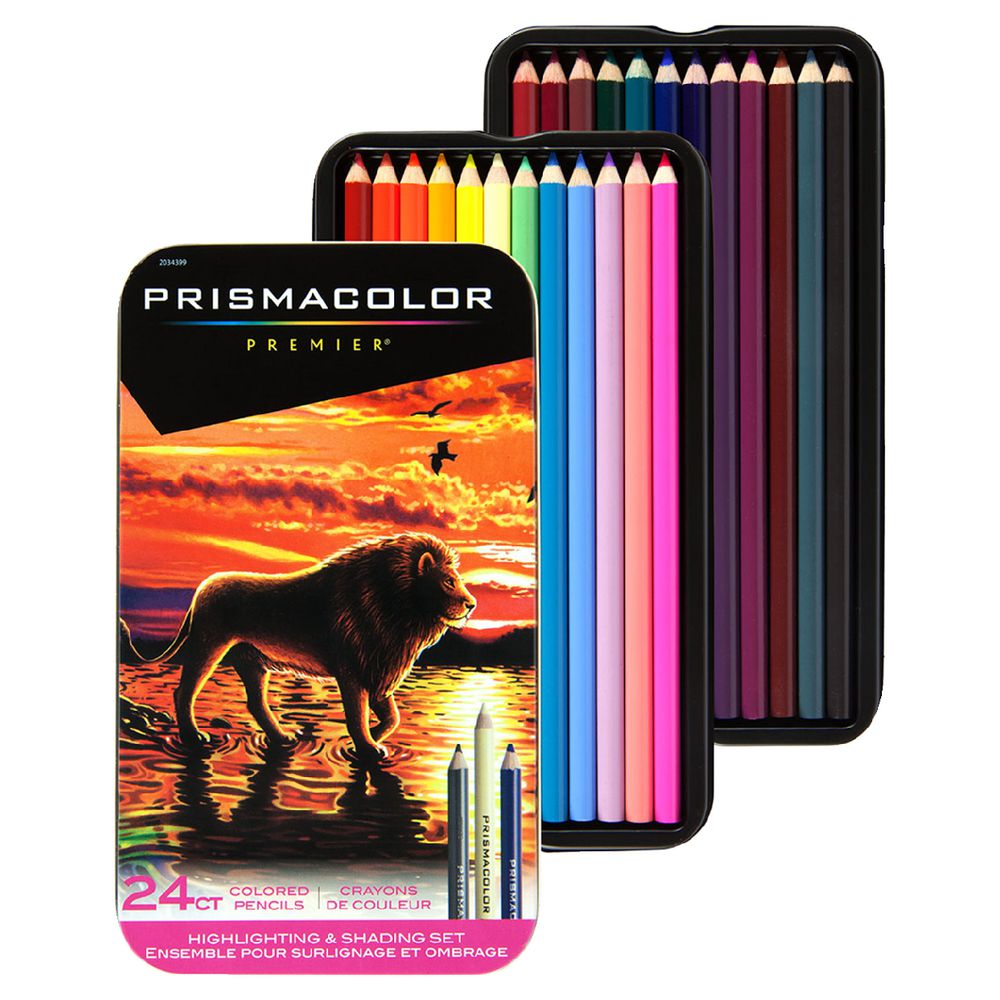 PRISMA COLOR- Set of 24 Colors Pencils - 01350675