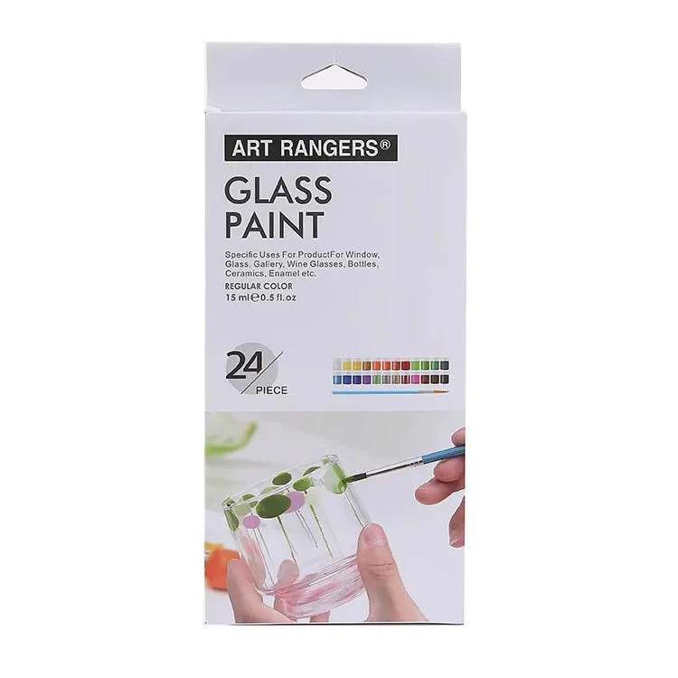 Art Rangers -Glass Paint- Set 15ml x12colors- 17330109