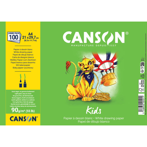 CANSON Pk Candessin BLA 100F A4 90G-C629012000 - 07021868